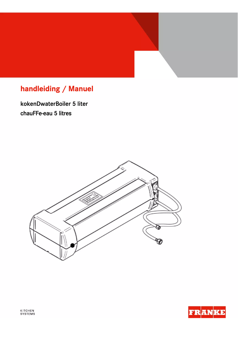 Image de la première page du manuel de l'appareil 5 Liter