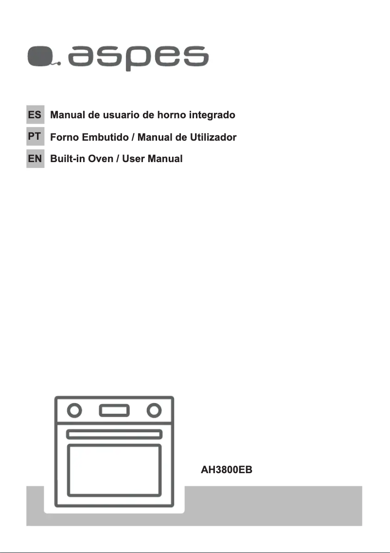 Page 1 of the manual User Manual Aspes AH3800EB