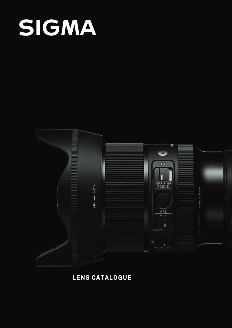 First page image of the manual for 14-24mm F2.8 DG HSM
