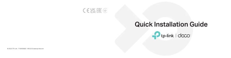 First page image of the manual for Deco Voice X20