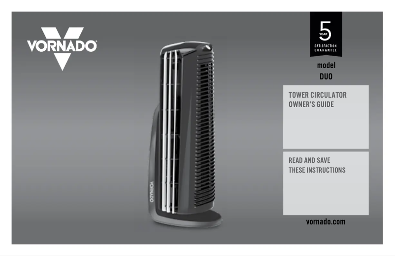 First page image of the manual for Duo