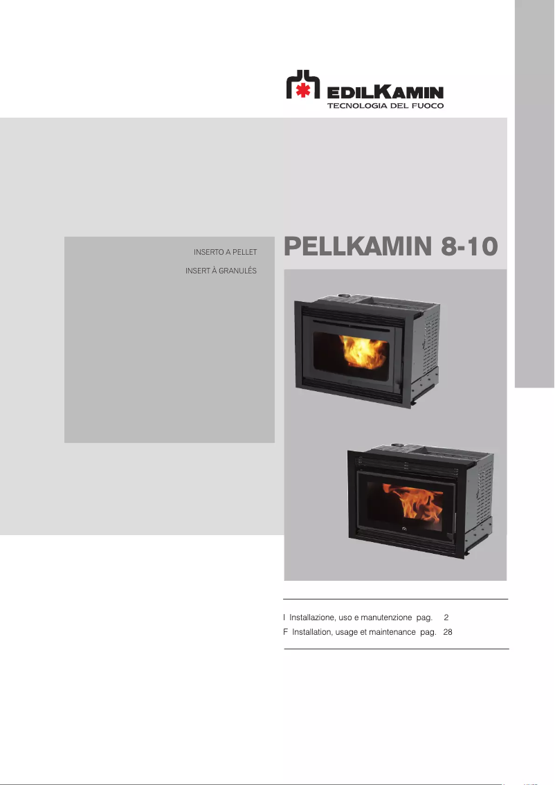 First page image of the manual for PELLKAMIN 10