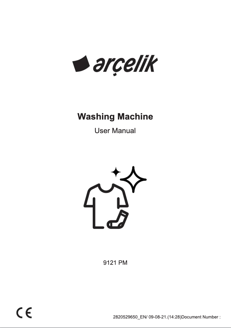 Page 1 of the manual User Manual Arçelik 9121 PM