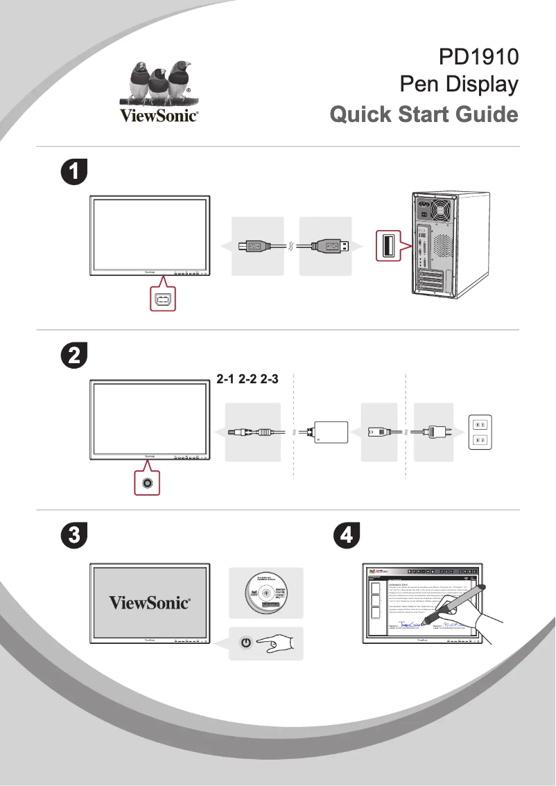 Image de la première page du manuel de l'appareil PD1910