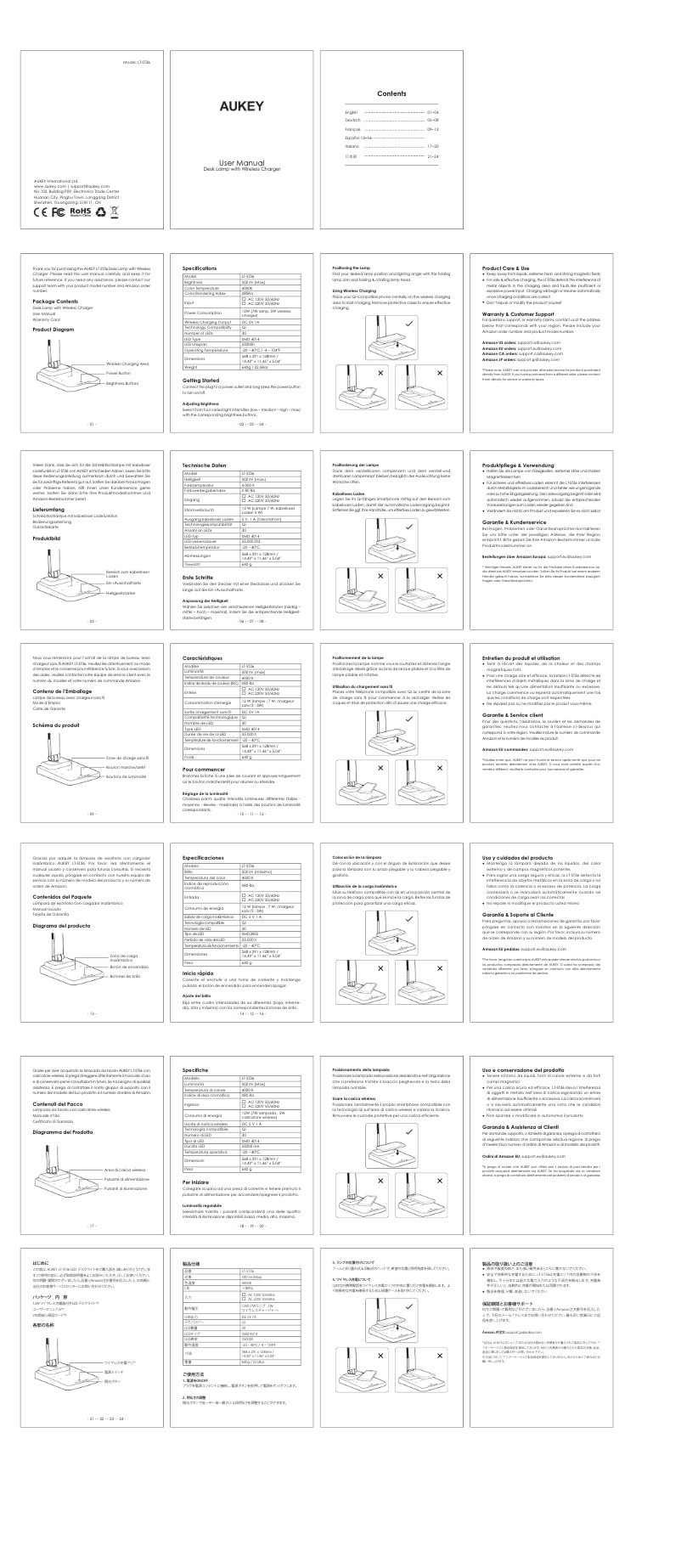 Image de la première page du manuel de l'appareil LT-ST36