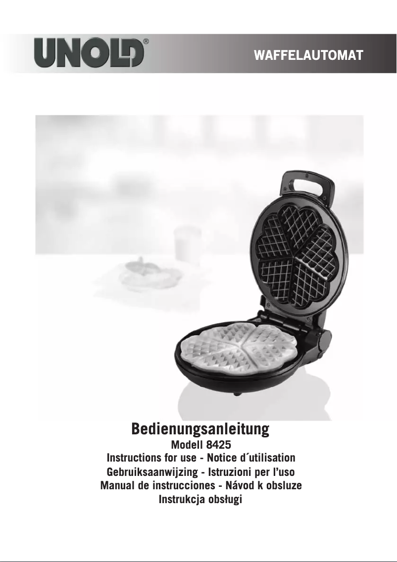 First page image of the manual for 8425