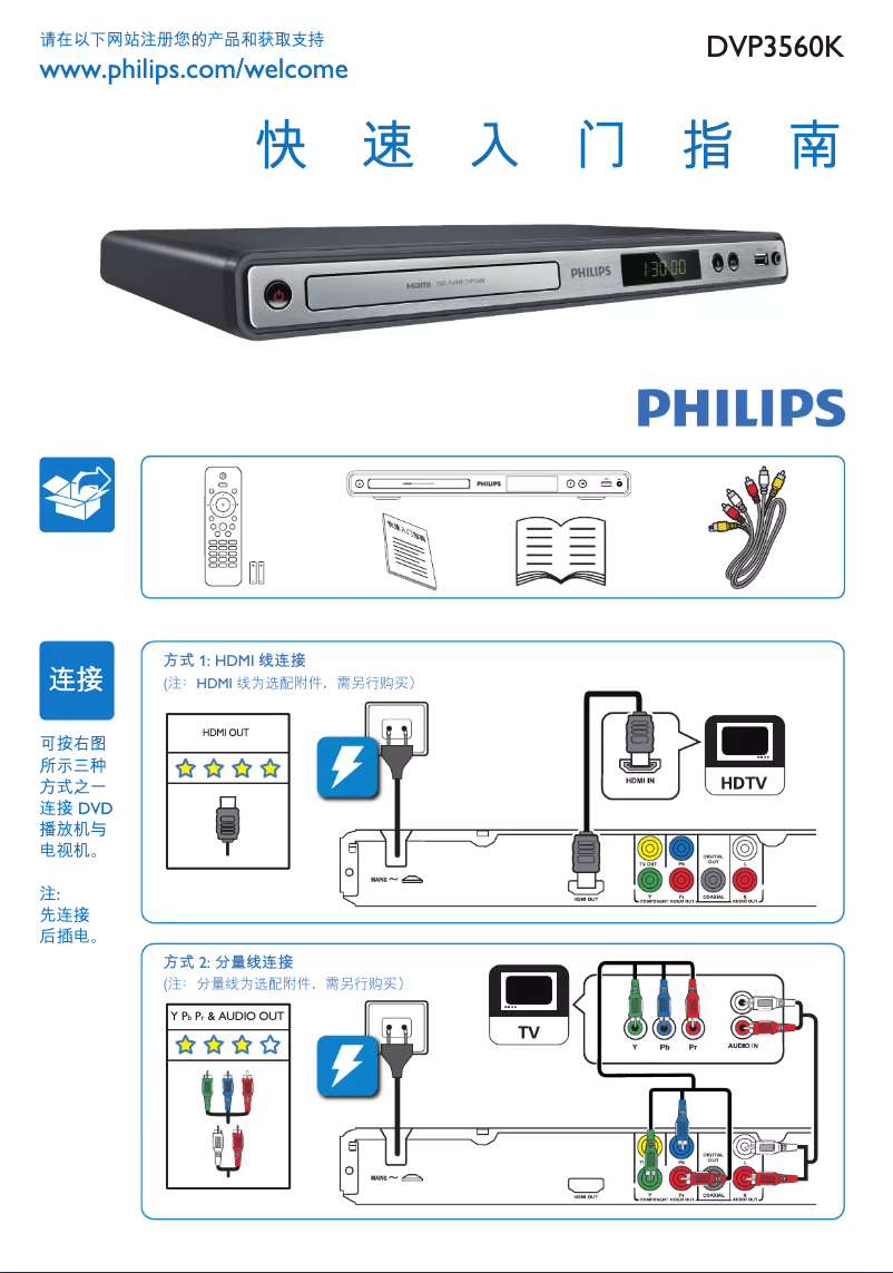 First page image of the manual for HTP3520K