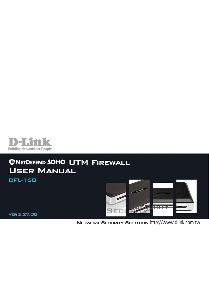 Page 1 of the manual User Manual D-Link DFL-160