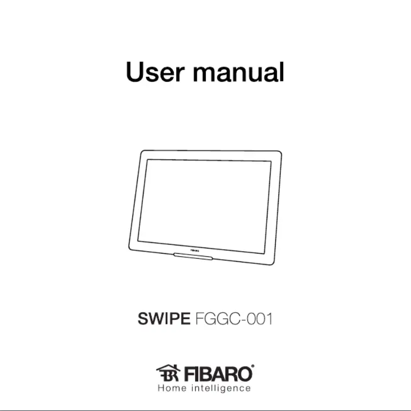 First page image of the manual for Swipe FGGC-001