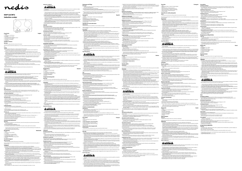 Page 1 of the manual User Manual Nedis KAIP122CWT2