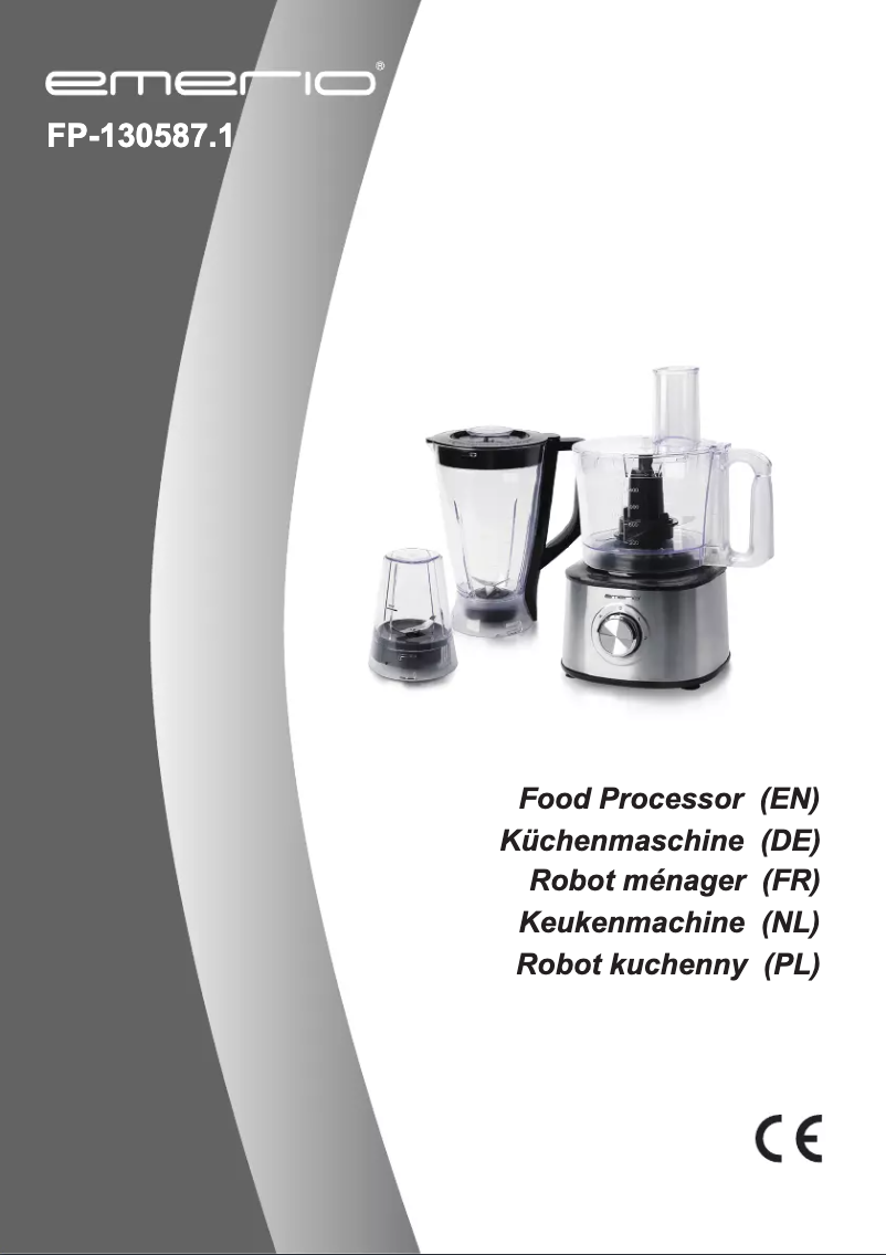 First page image of the manual for FP-130587.1