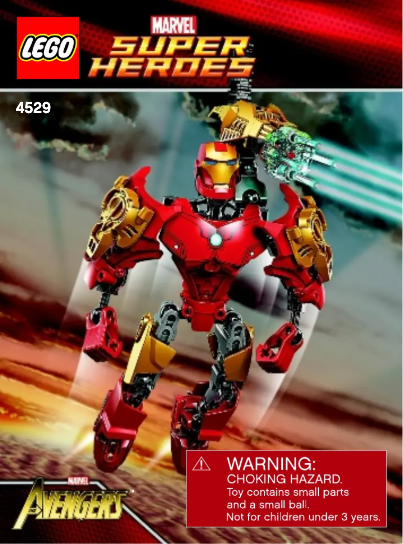 First page image of the manual for Super Heroes 4529