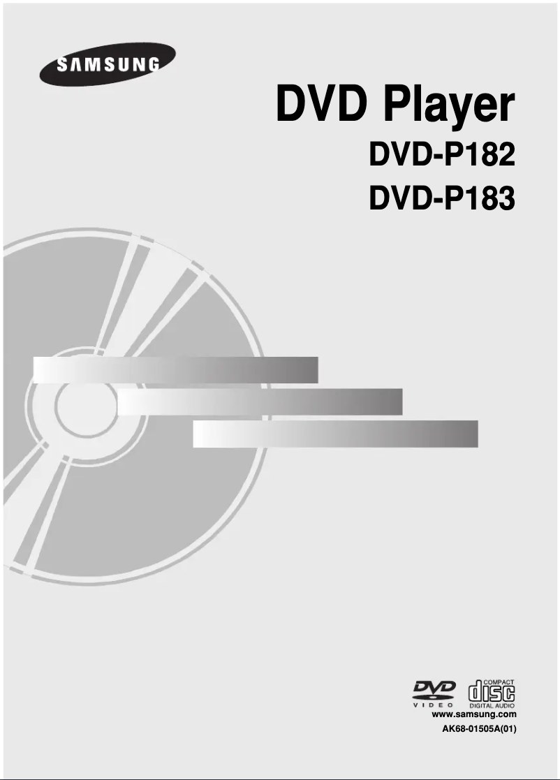 First page image of the manual for DVD-P183