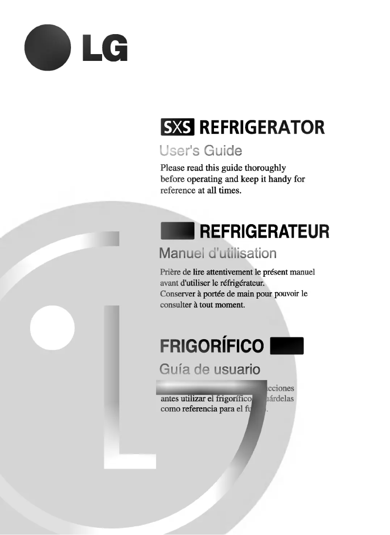 First page image of the manual for GR-B197GVC