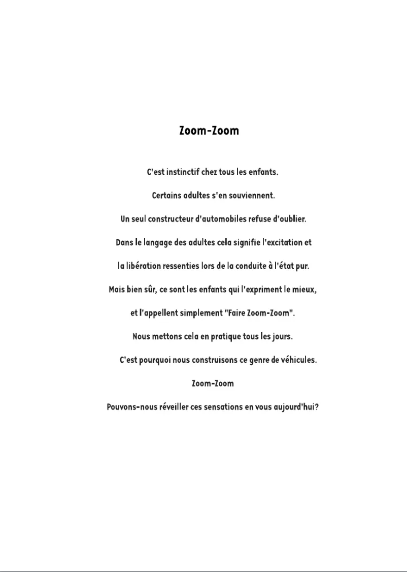 Image de la première page du manuel de l'appareil MX-5 (2006)