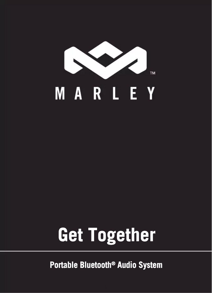 Page 1 of the manual User Manual House of Marley Get Together