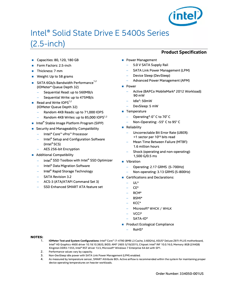 Image de la première page du manuel de l'appareil E 5400s