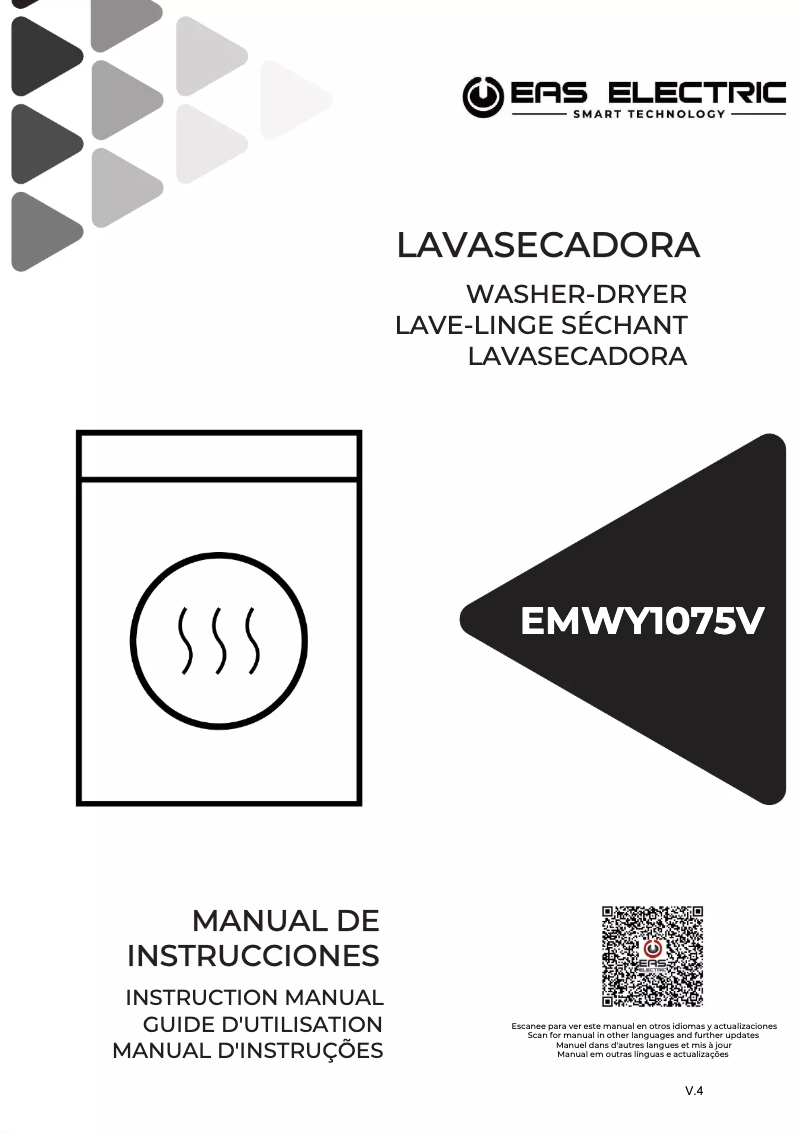 Page 1 of the manual User Manual EAS Electric EMWY1075V