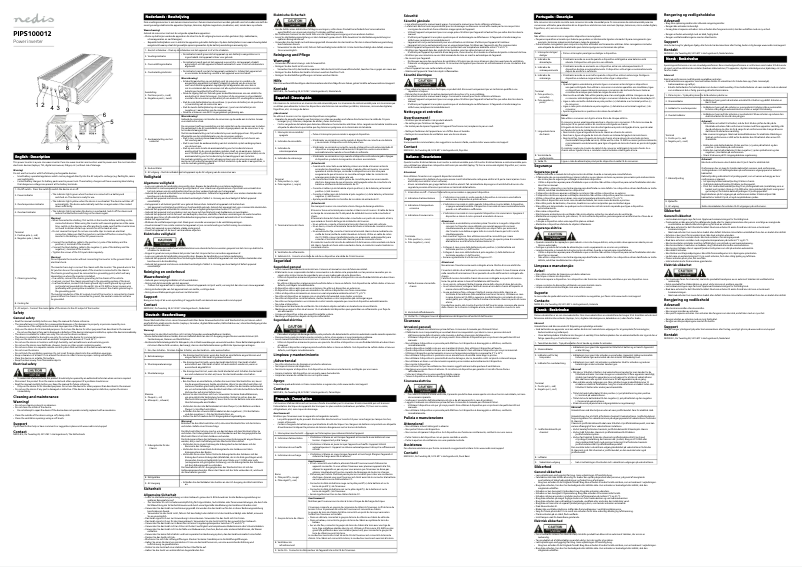 First page image of the manual for PIPS100012