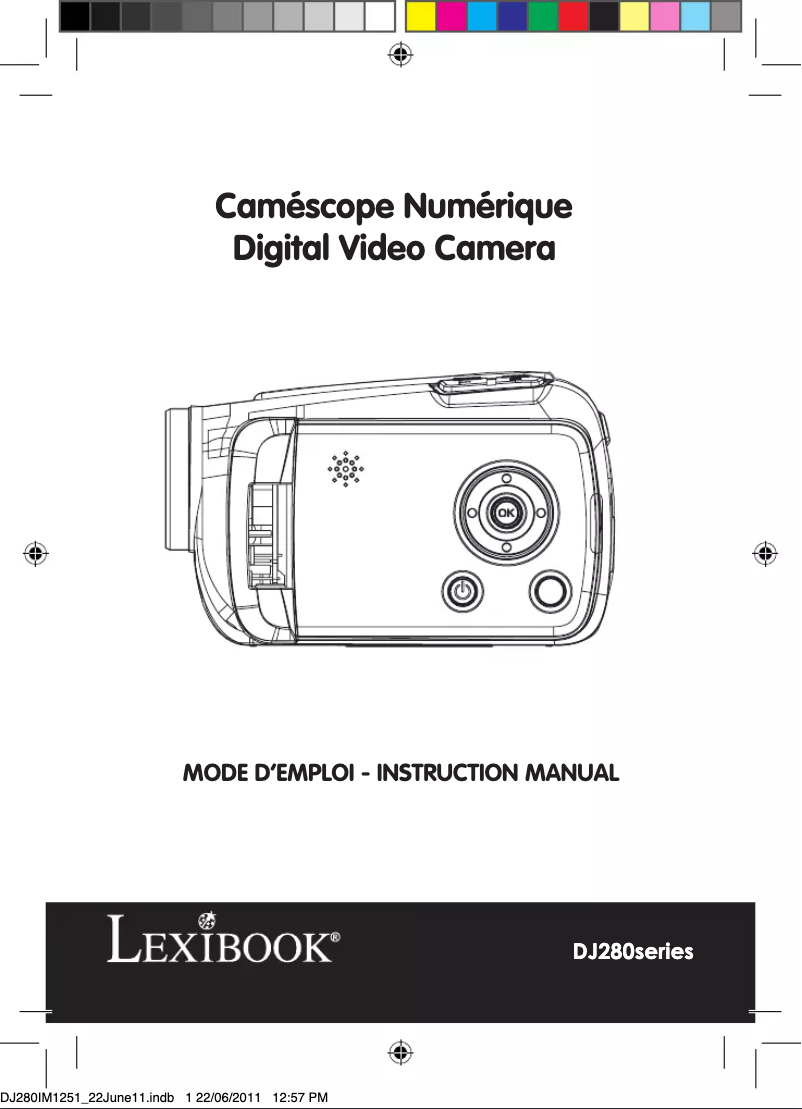 First page image of the manual for DJ280BB