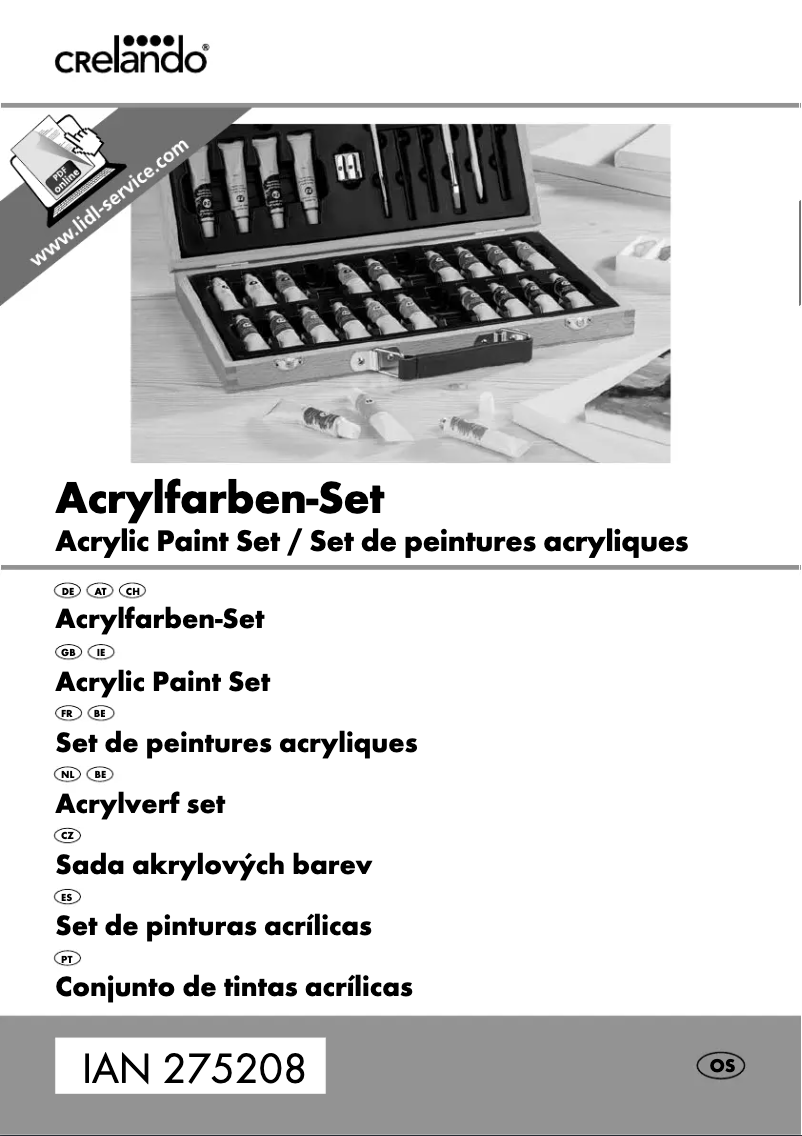 Page 1 of the manual User Manual Crelando 275208