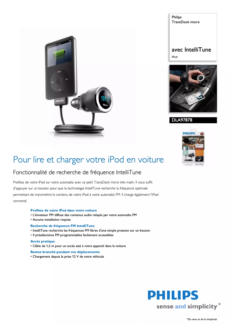 First page image of the manual for DLA97878