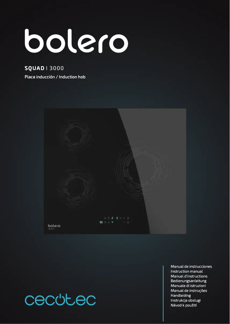 Page 1 de la notice Manuel utilisateur Cecotec SQUAD 3000