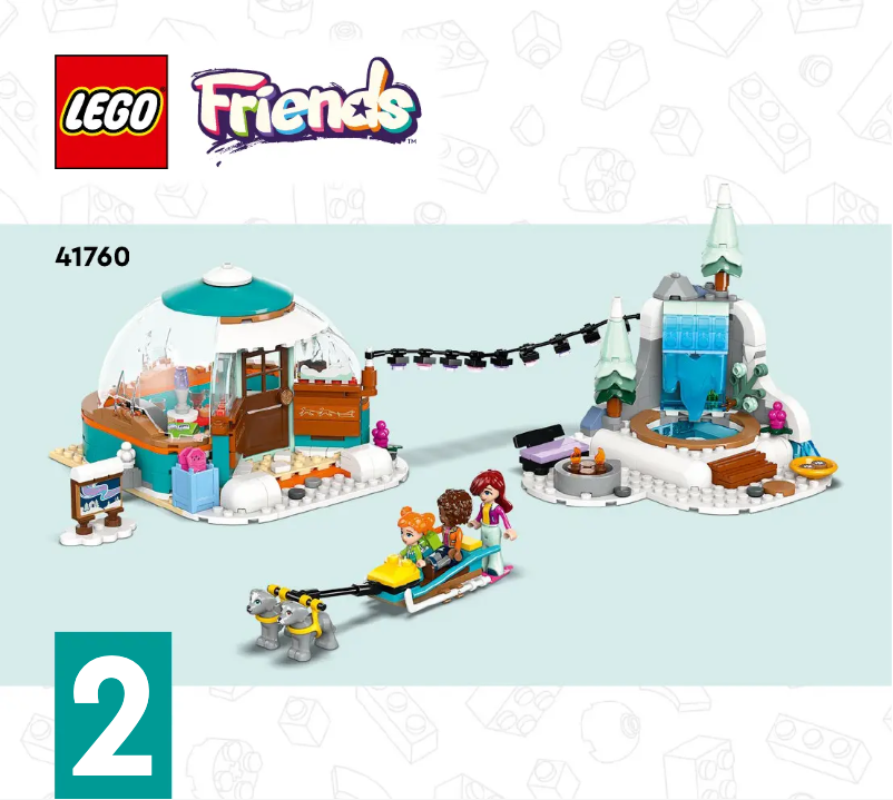 Page 1 of the manual Visual Instructions Lego Friends 41760