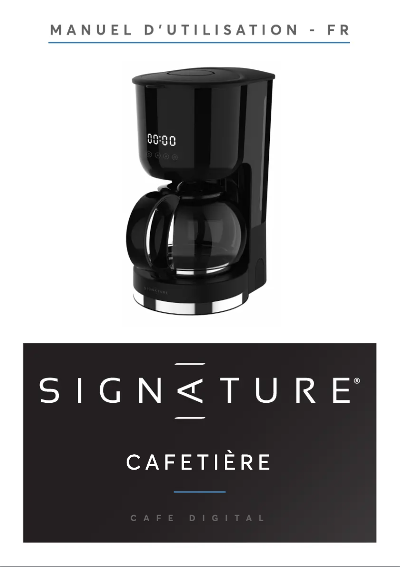 First page image of the manual for Cafe Digital