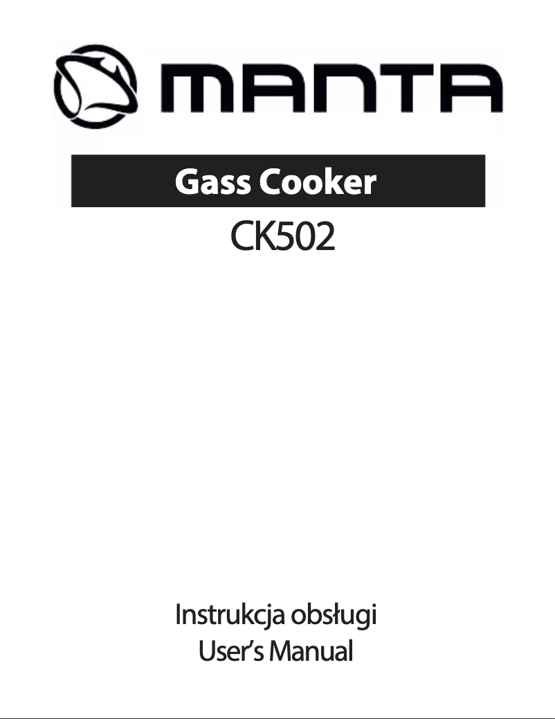 Page 1 of the manual User Manual Manta CK502