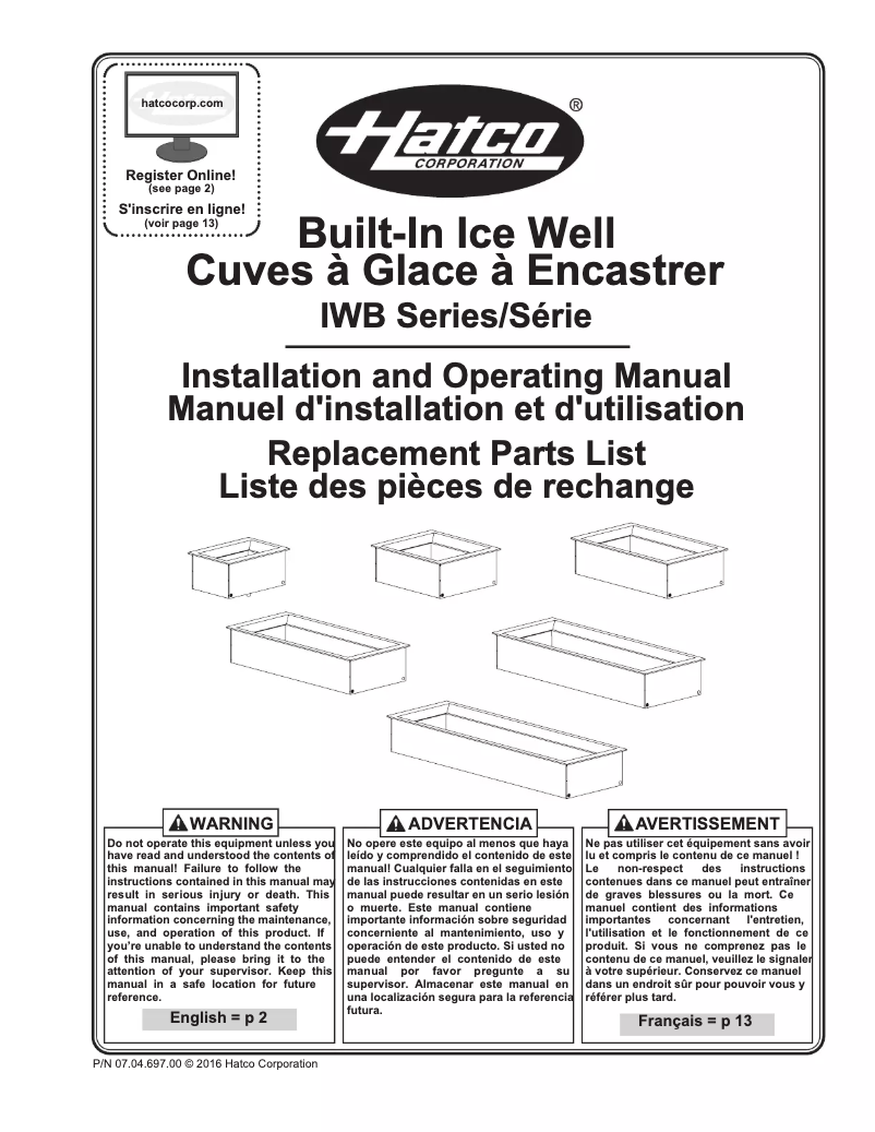 First page image of the manual for IWB-6