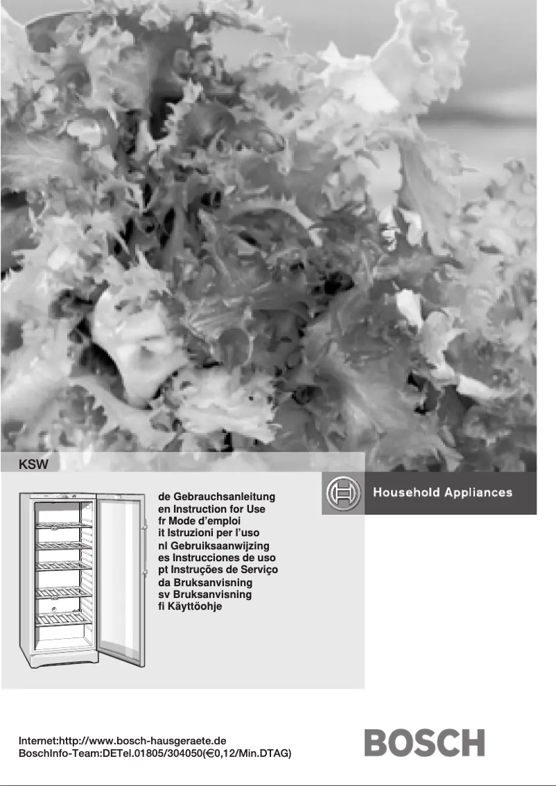 Page 1 of the manual User Manual Bosch KSW30920