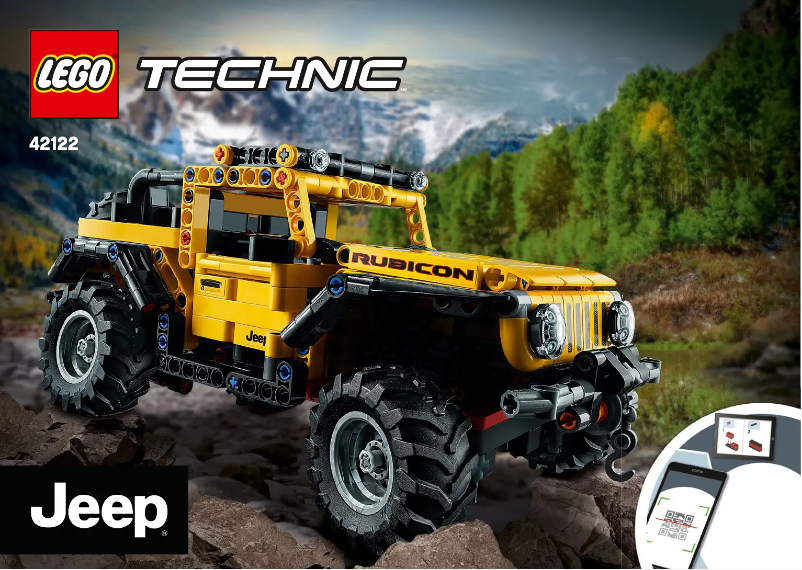 Page 1 of the manual User Manual Lego Technic 42122