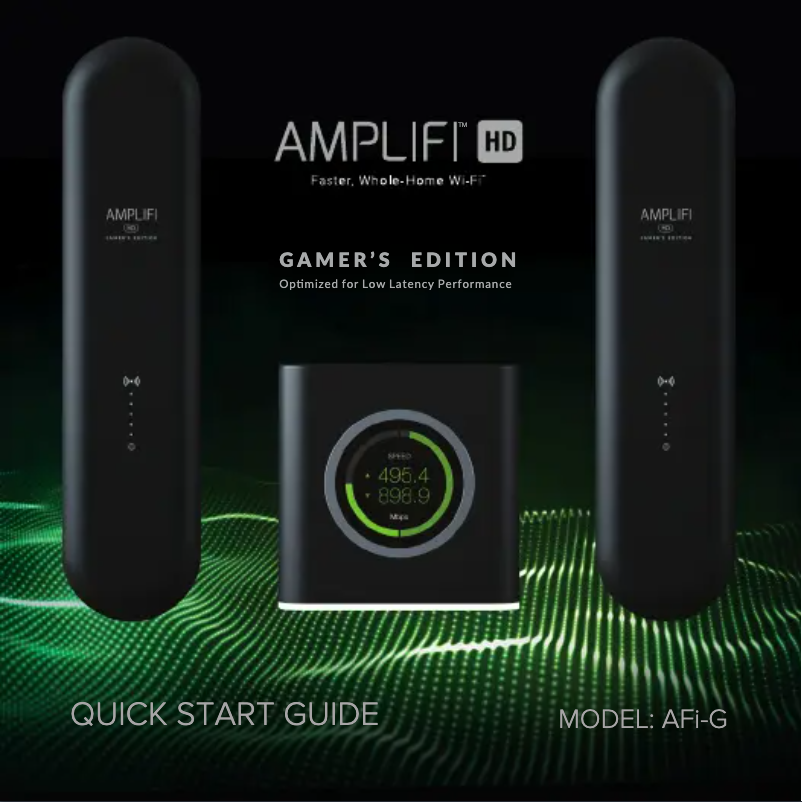 First page image of the manual for AmpliFi AFi-G