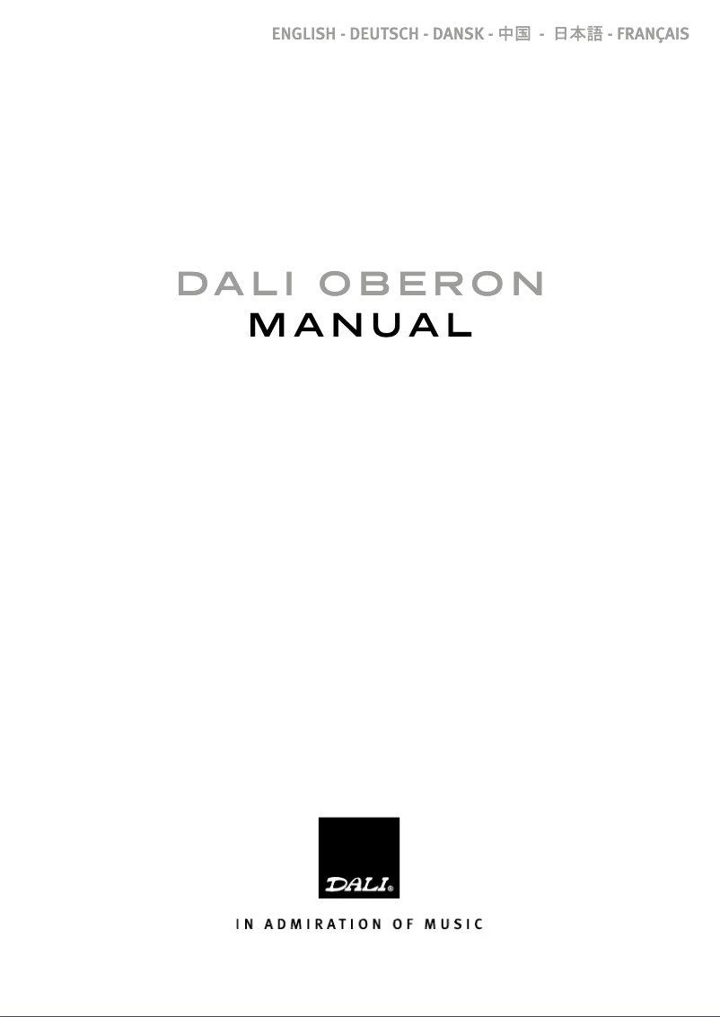 First page image of the manual for Oberon 9