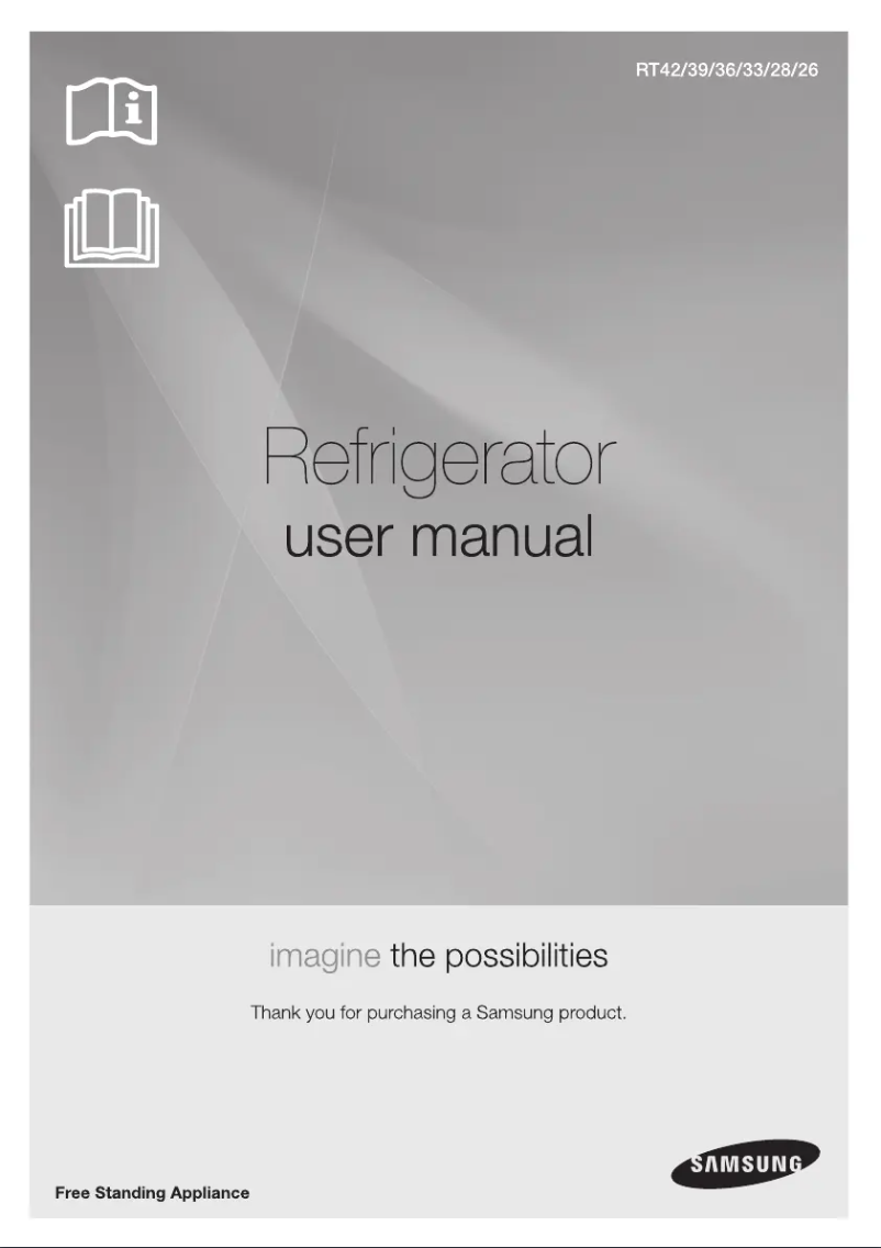 Page 1 of the manual User Manual Samsung RT39HAUDE1J