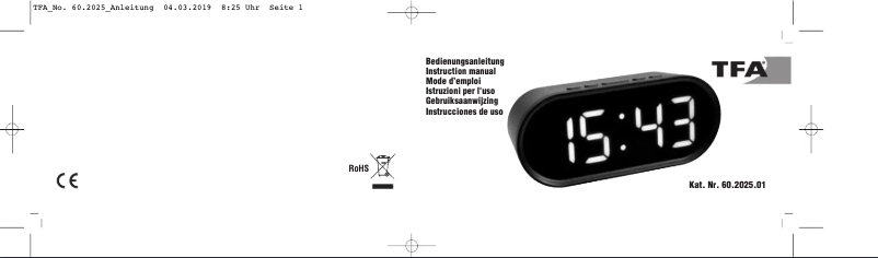 First page image of the manual for 60.2025.01