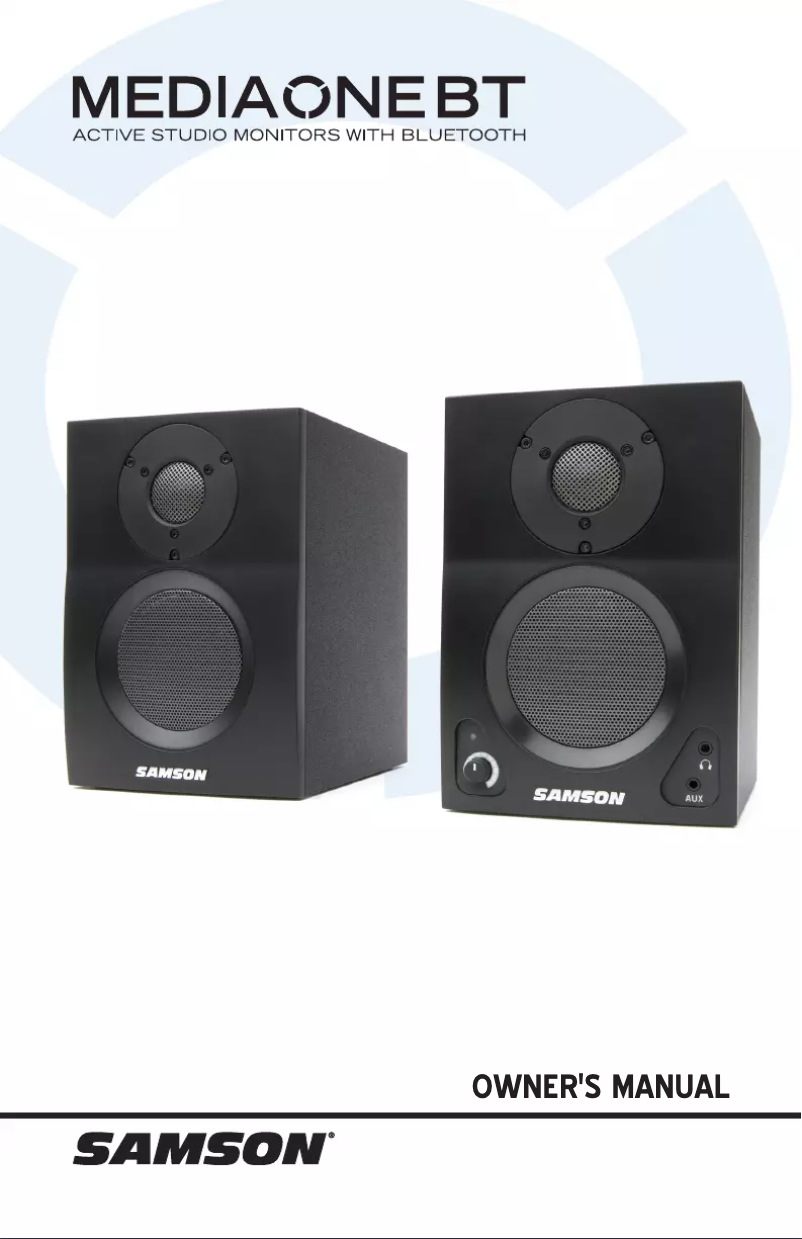 First page image of the manual for MediaOne BT5