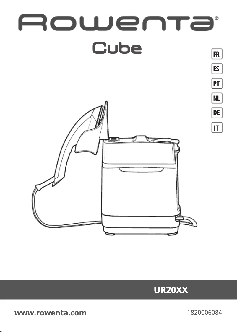 Page 1 de la notice Manuel utilisateur Rowenta Cube UR2020