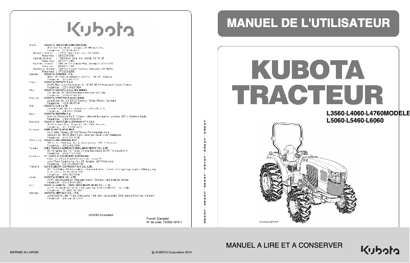 First page image of the manual for L4060