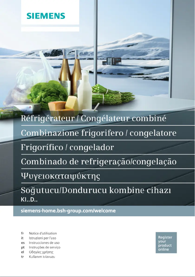 First page image of the manual for KI26DA20