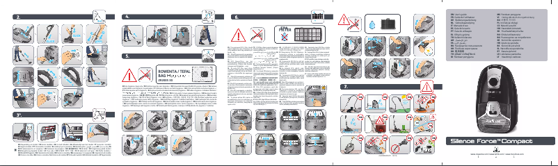 Image de la première page du manuel de l'appareil Silence Force Compact 4A Parquet RO6355