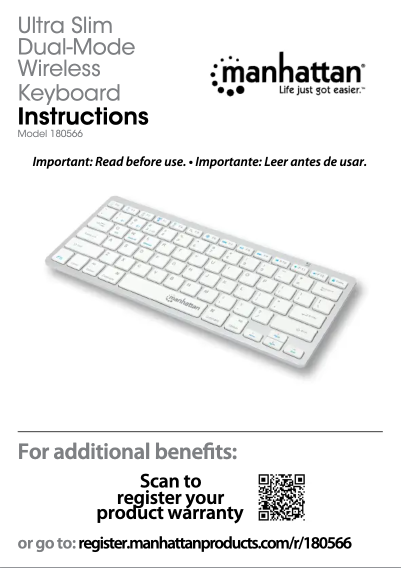 First page image of the manual for 180566