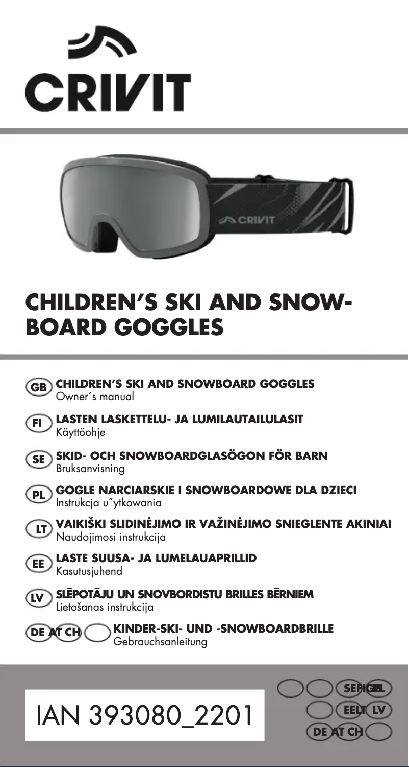 Page 1 of the manual User Manual Crivit SP-912