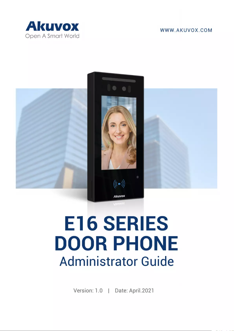 First page image of the manual for E16C