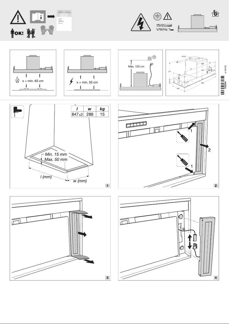 First page image of the manual for CBB862W