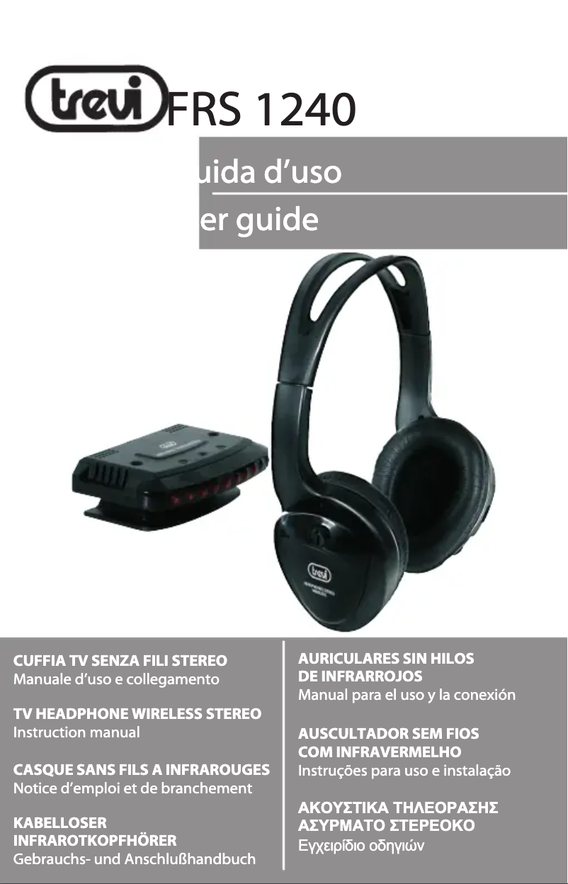 Image de la première page du manuel de l'appareil FRS 1240