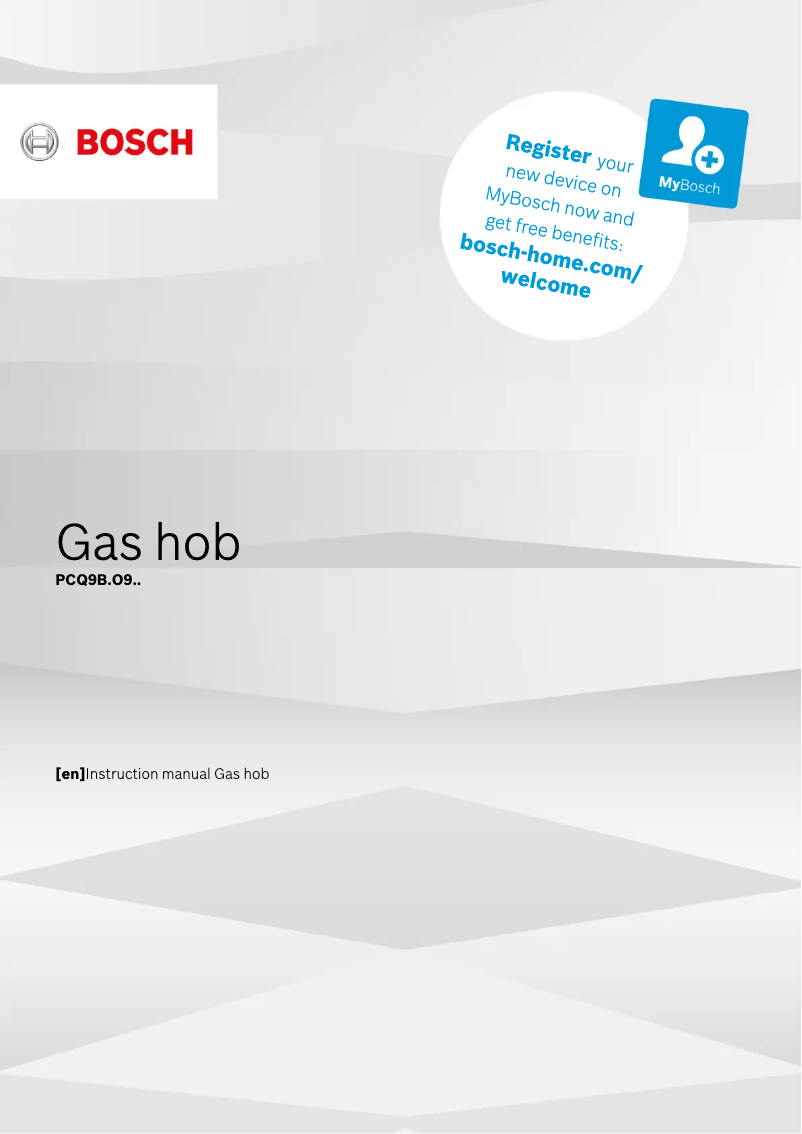 Page 1 of the manual User Manual Bosch PCQ9B5O90M