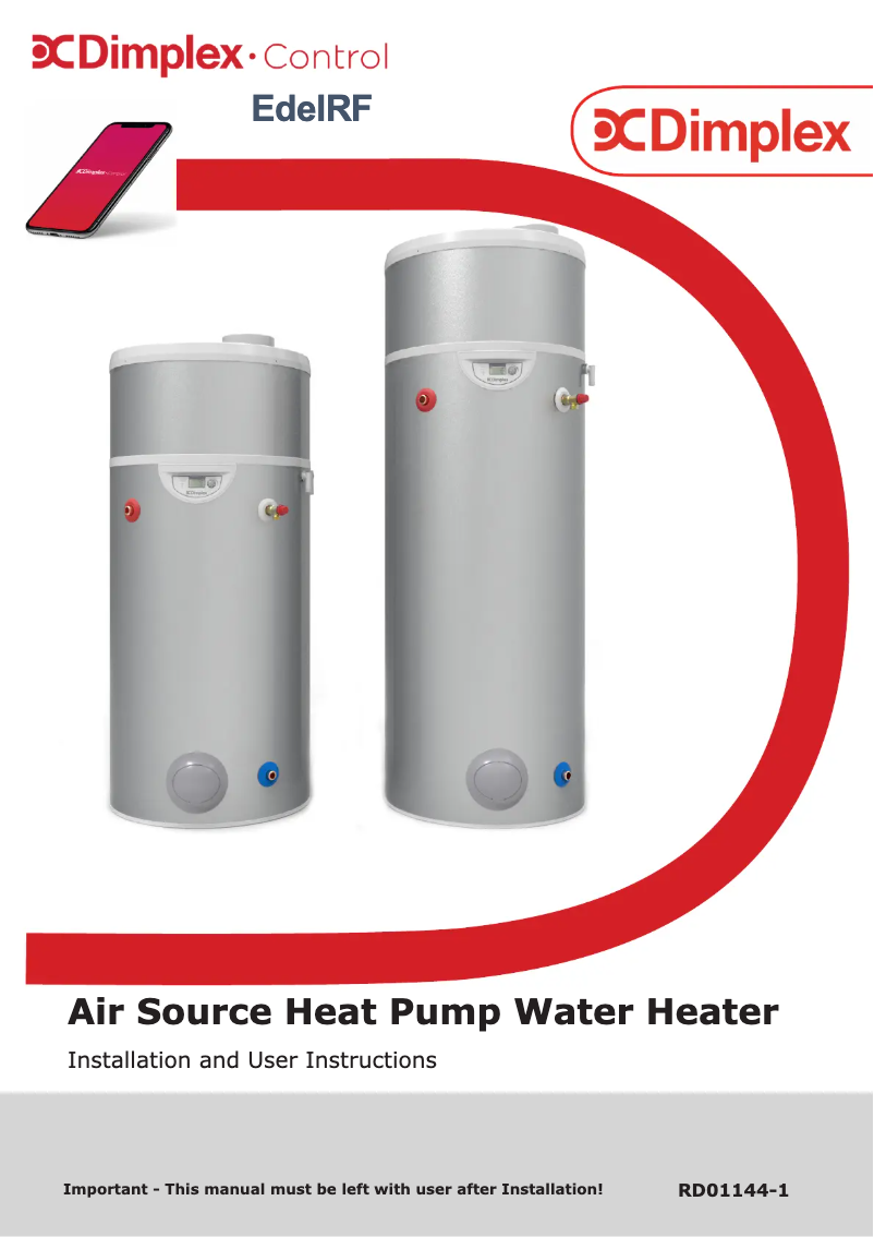 Page 1 of the manual User Manual Dimplex EDL200UK-630RF