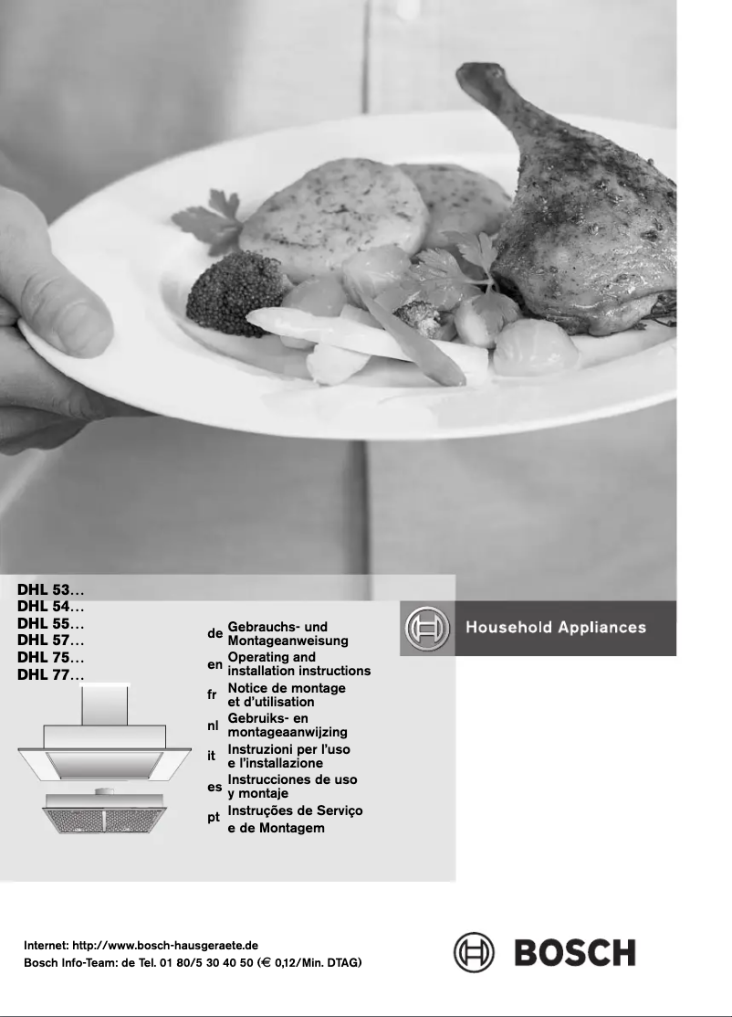 Page 1 of the manual User Manual Bosch DHL505B